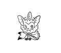 Pochoir tatouage temporaire - Pokémon Aqualie 2