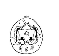 Pochoir tatouage temporaire - Pokémon Bulbizar Tamagotshi