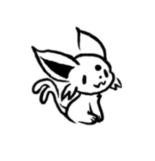 Pochoir tatouage temporaire - Pokémon Mentalie