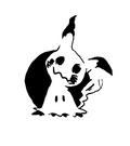 Pochoir tatouages temporaire - Pokémon Mimiqui