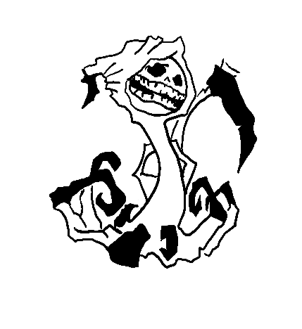 Pochoir tatouage temporaire - Faucheuse