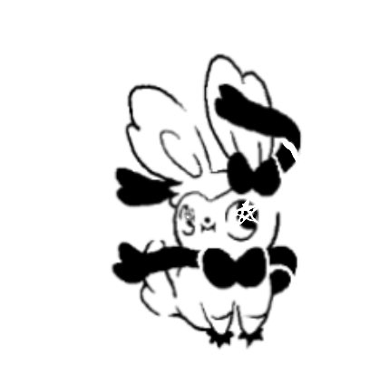 Pochoir tatouage temporaire - Pokémon Nimphalie 2