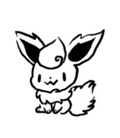 Pochoir tatouage temporaire - Pokémon Pirolie