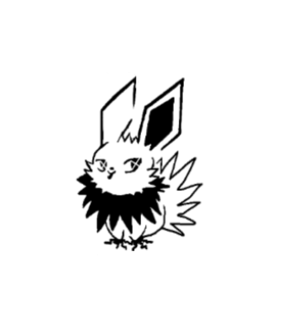 Pochoir tatouage temporaire - Pokémon Voltalie 2